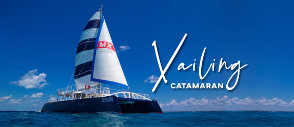 xcaret catamaran light